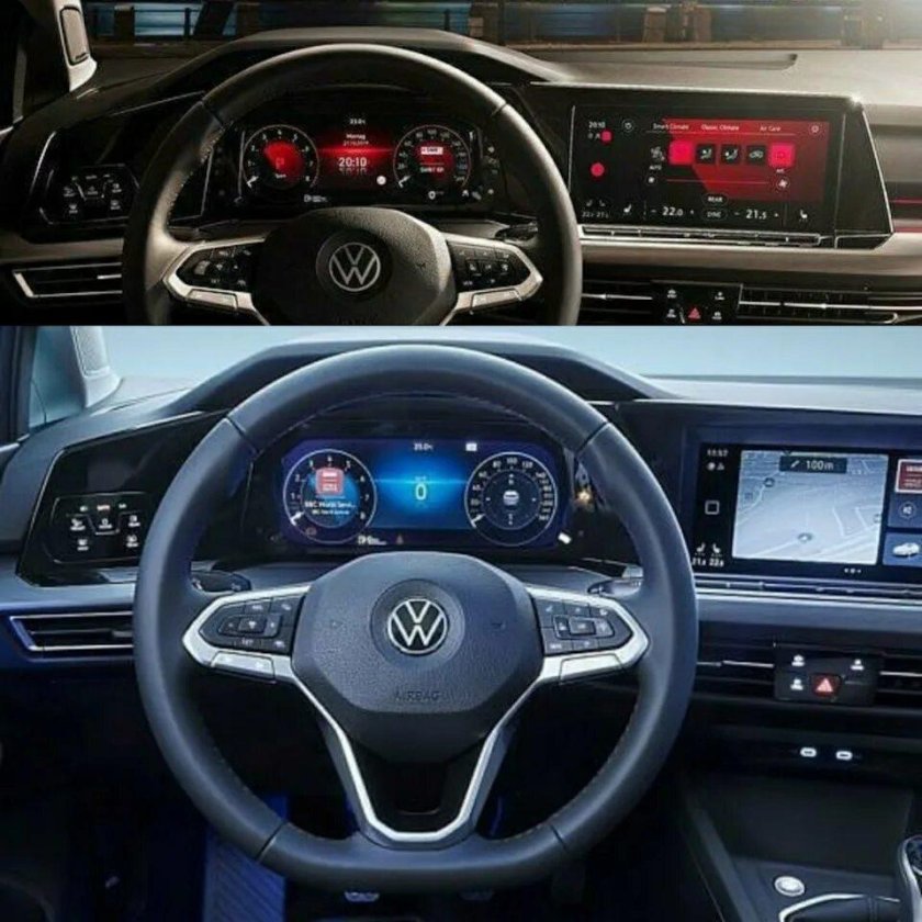 Volkswagen golf 8 салон