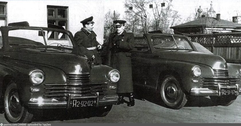 ГАЗ м20 победа милиция СССР