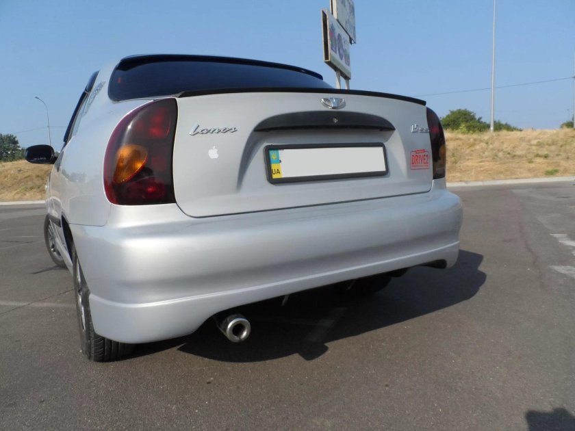 Шевроле Ланос 2008 сзади