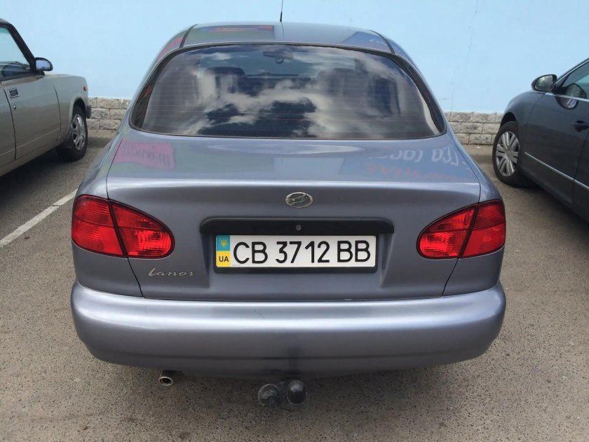 Шевроле Ланос 2008 сзади