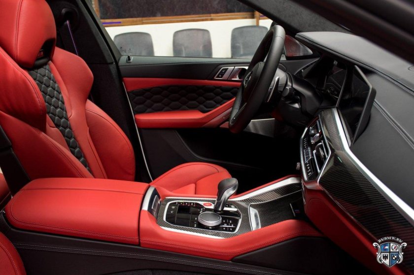 BMW x6m Competition 2021 салон