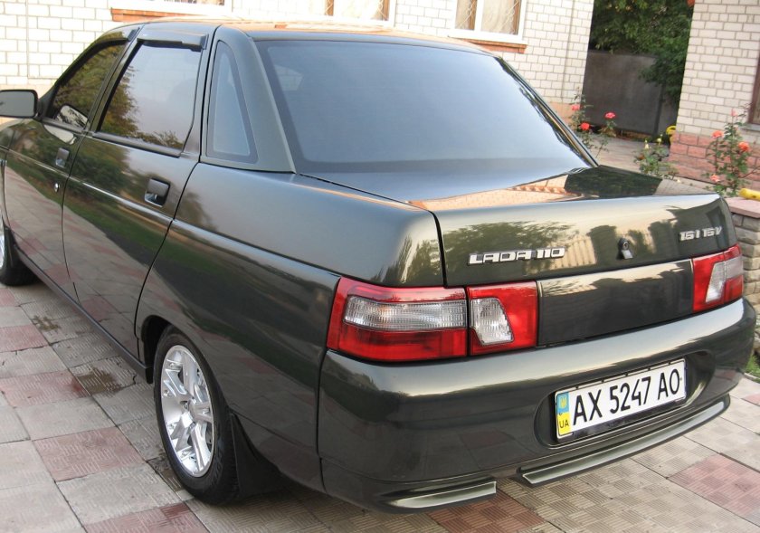 ВАЗ 2110 серо-зеленый металлик