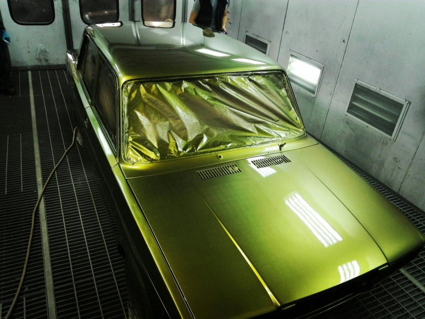 Покраска ВАЗ 2107 В хамелеон