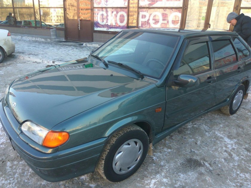 ВАЗ 2114 серо-зеленый