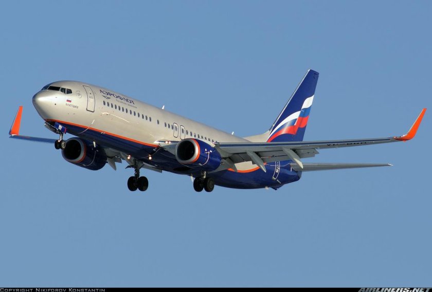 Самолёт Аэрофлота Боинг 737