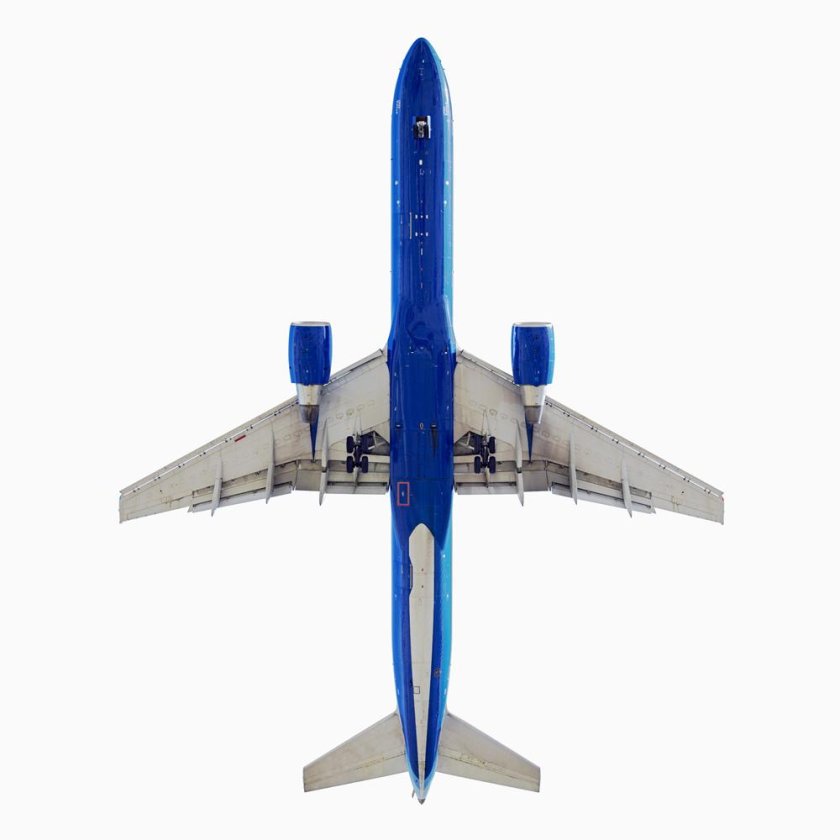 Boeing 777 вид снизу