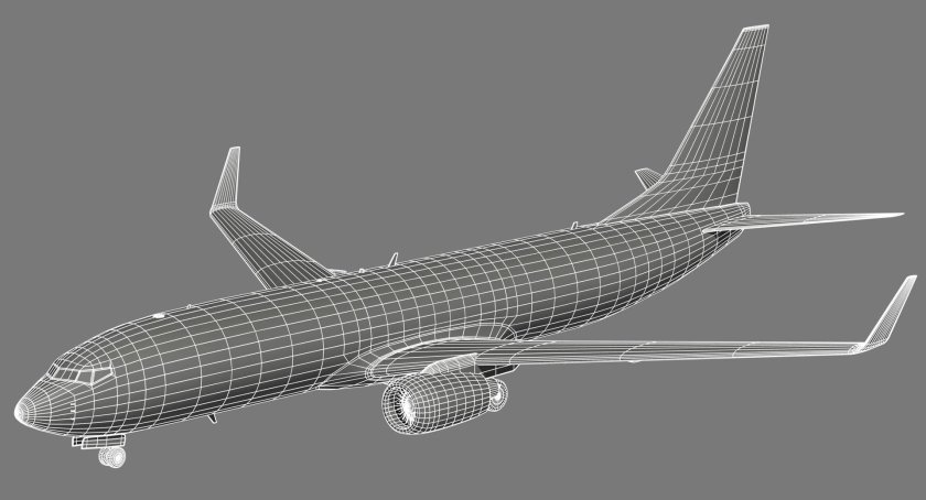 Boeing 737-800 3d model
