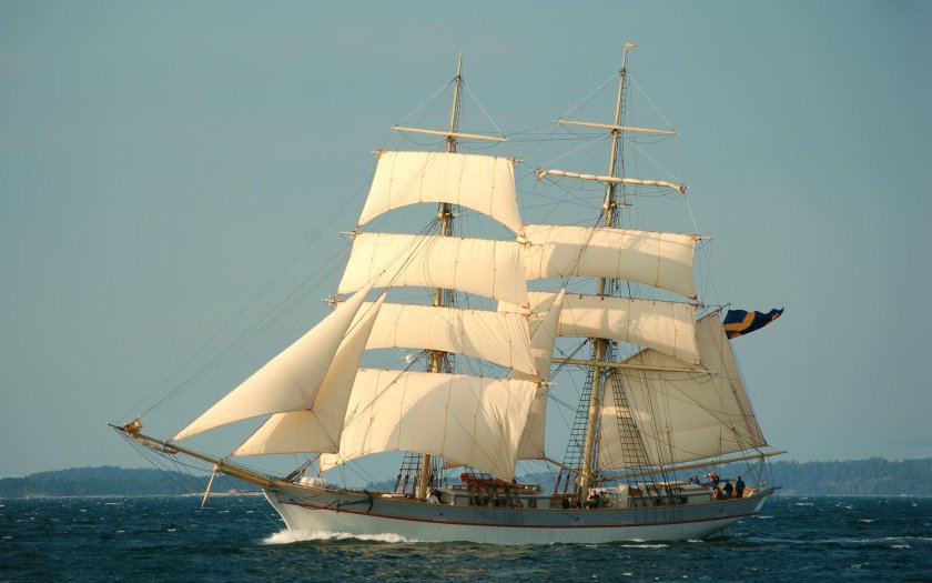 Бриг — двухмачтовый парусник