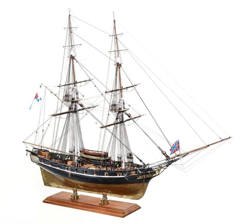 Бриг Меркурий модель эскадра