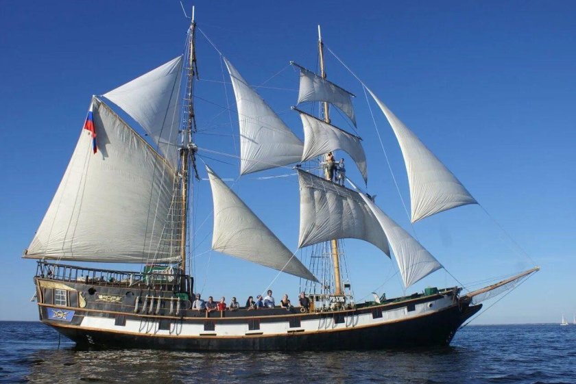 Бригантина двухмачтовая корабль