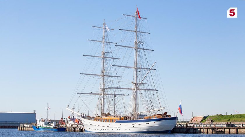 Четырехмачтовый барк седов