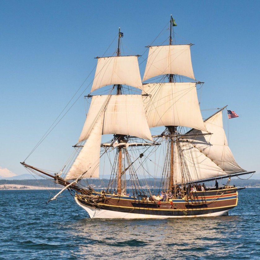 Бриг 3 мачтовый