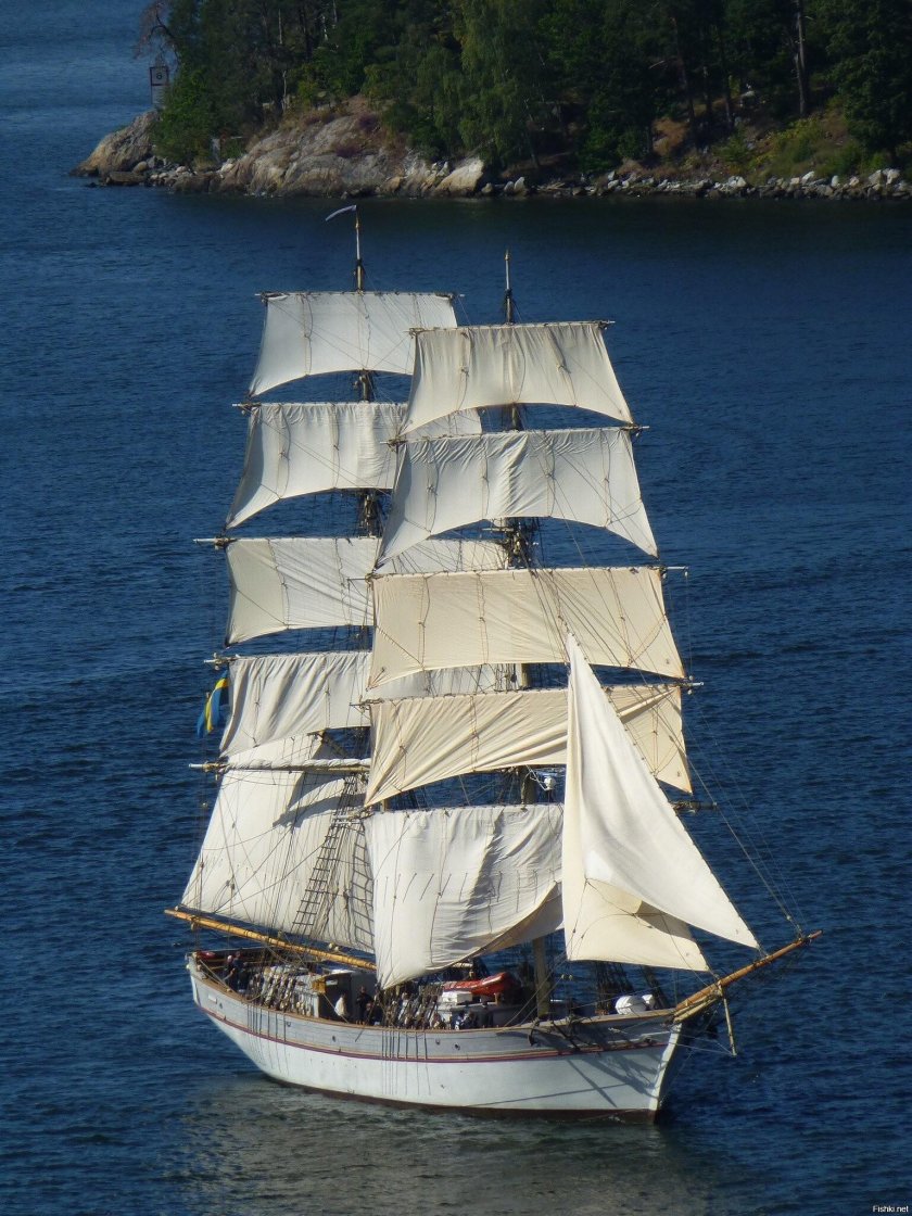 Шведский Бриг tre kronor af Stockholm