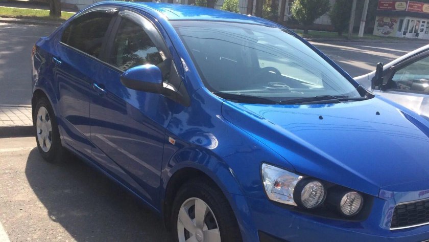 Авео т300 синяя