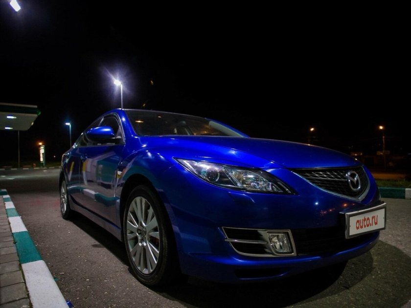 Мазда 6 GH синяя