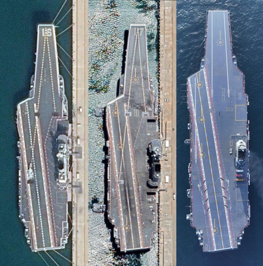 CV 17 авианосец Китай