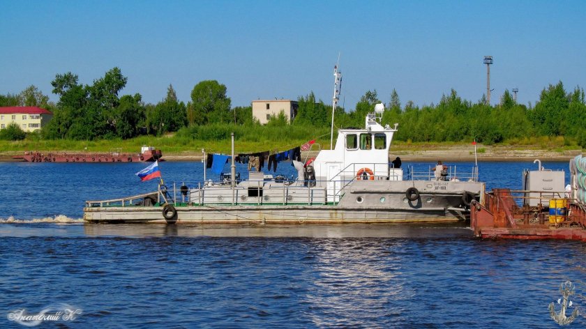 Речной буксир толкач проекта 861а