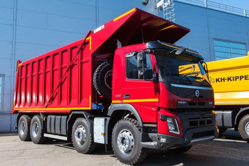 Вольво 8x8 самосвал