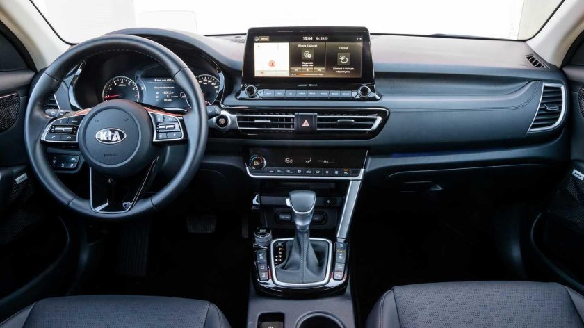 Вариатор кия Селтос фото салона