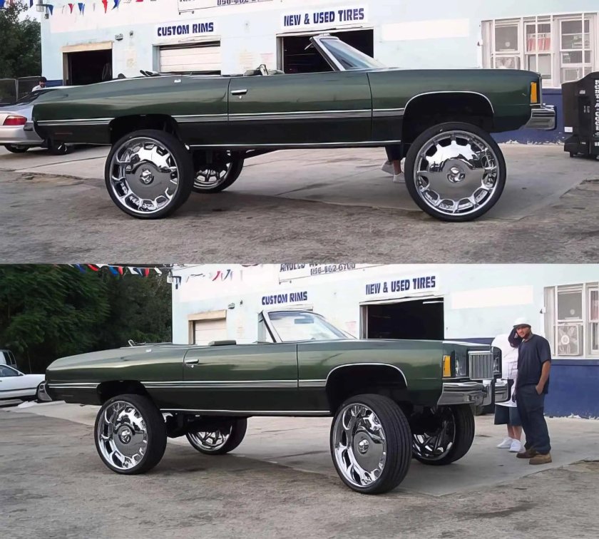 Американские машины с огромными колесами