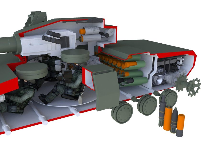 Автомат заряжания танка т-72