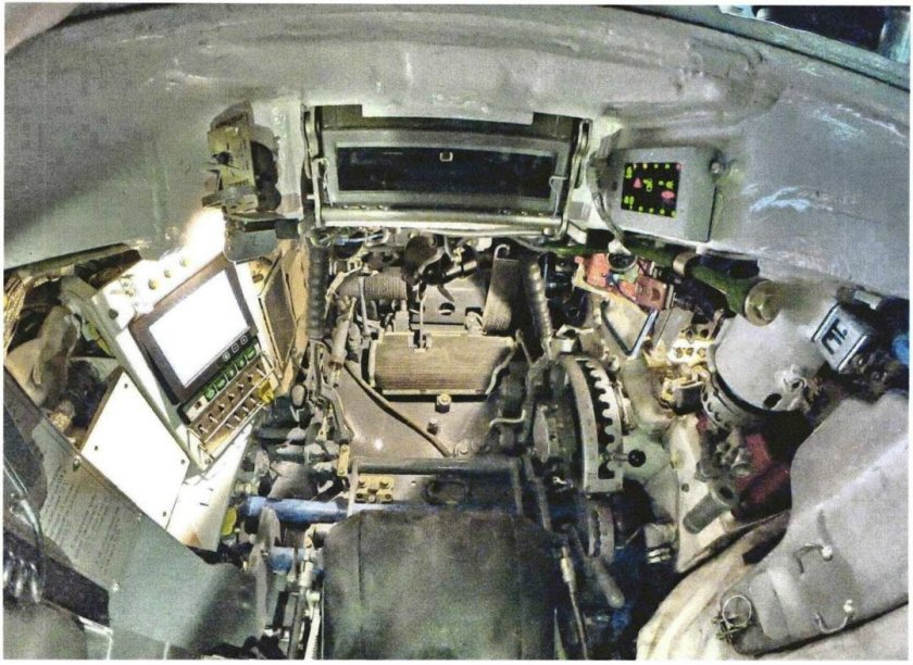 Внутри танка т-90