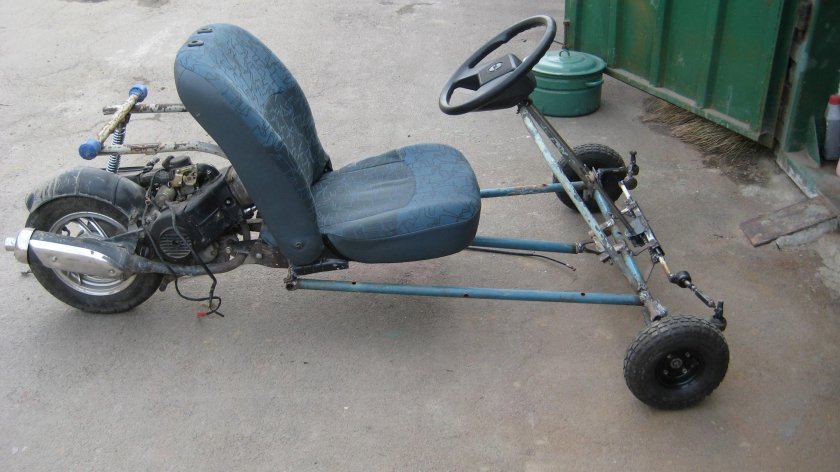 Полноприводный трицикл вездеход-развесовка трицикла 3х3