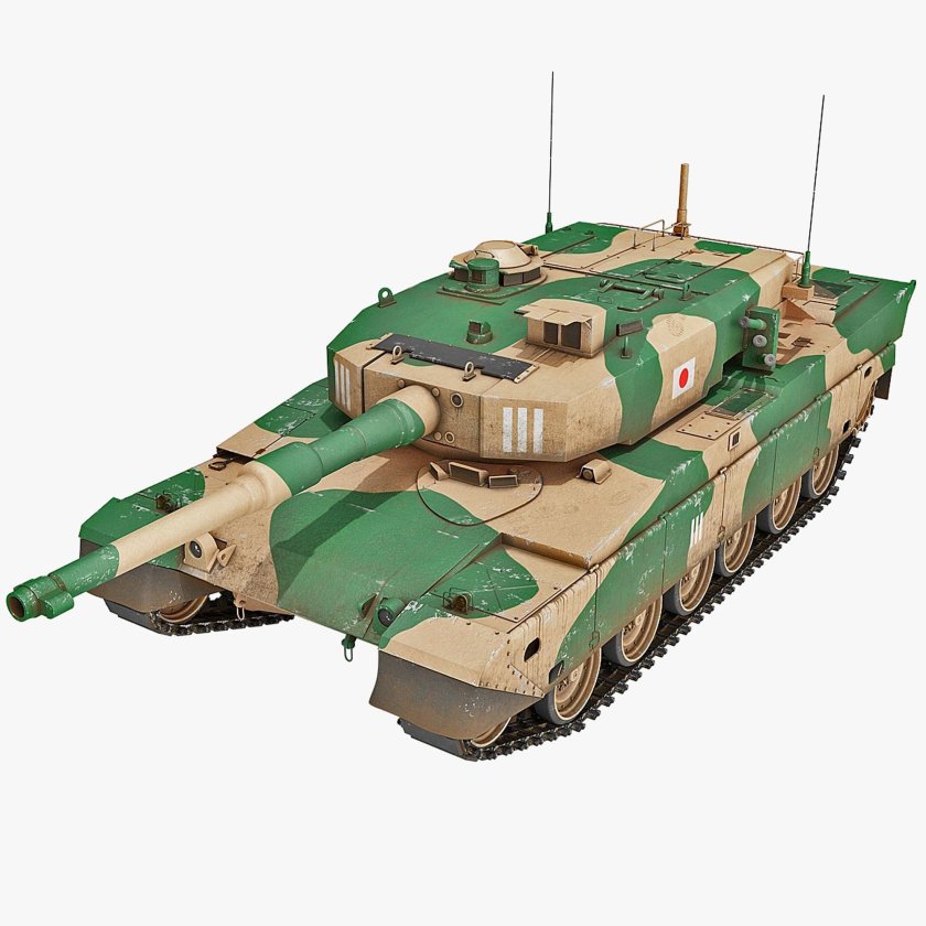 4d Battle Tank model