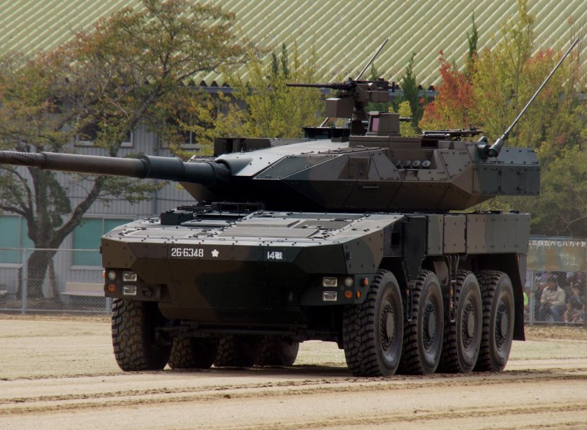 Колесный танк (maneuver combat vehicle) mcv (япония)