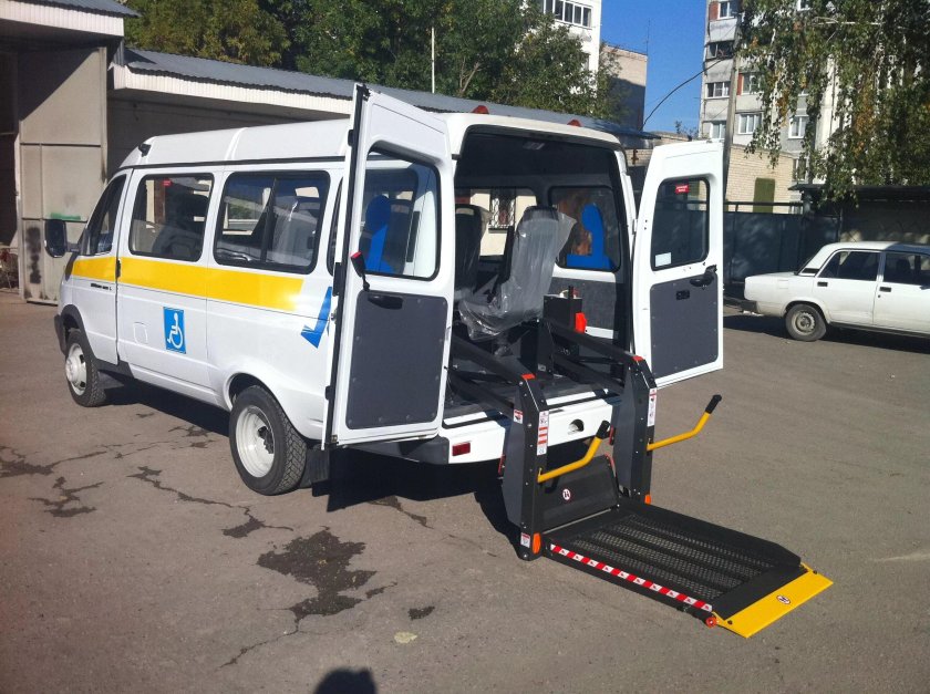 Газель Некст для инвалидов колясочников