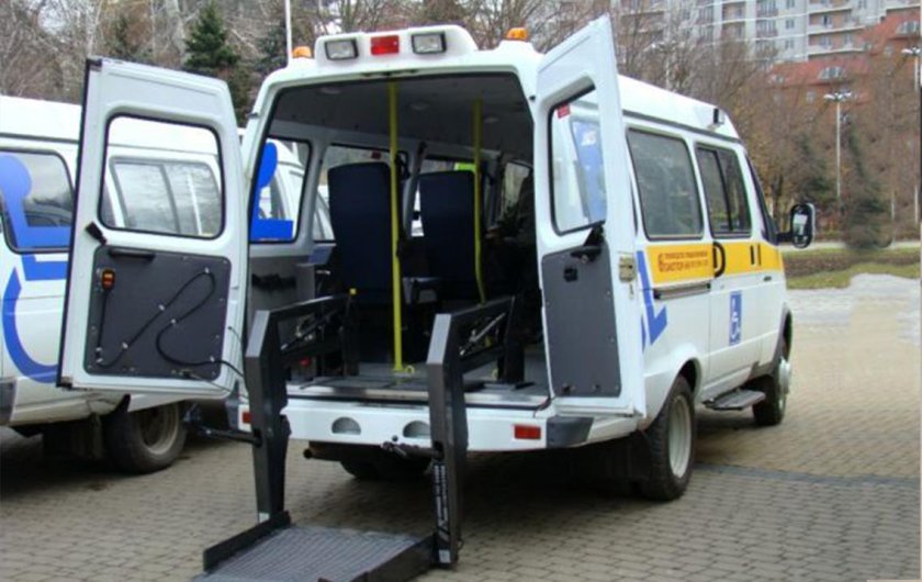 Газель для инвалидов колясочников