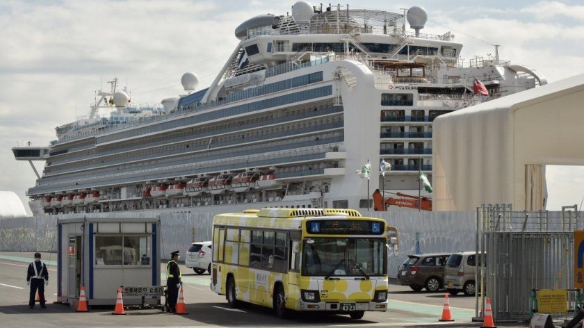 Круизный лайнер Diamond Princess