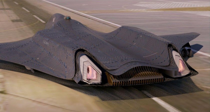 Стелс бомбардировщик концепт