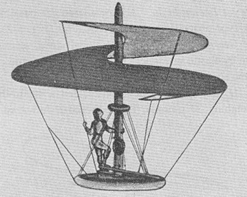 Геликоптер Леонардо да Винчи