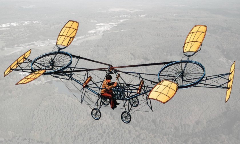 Фантастический летательный аппарат поделка