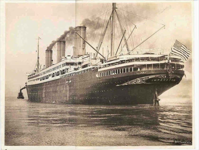 Пароход Император 1913