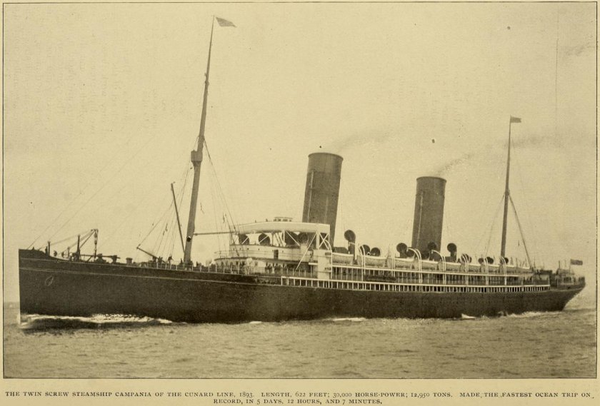 RMS Campania на дне