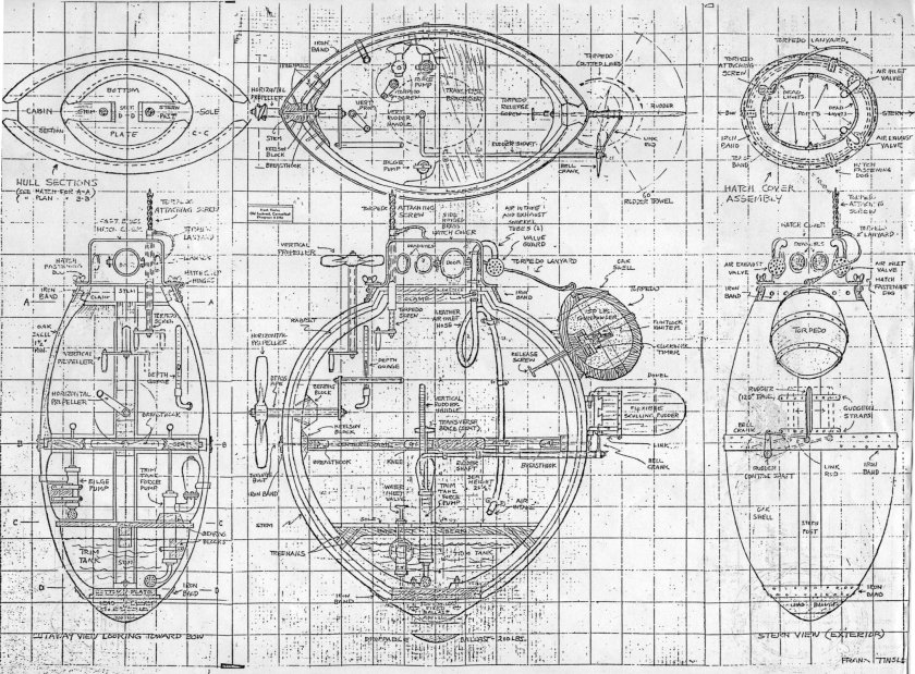 Подводная лодка черепаха 1776