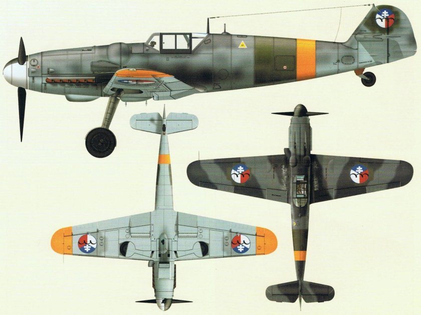 Трофейный Мессершмитт 109