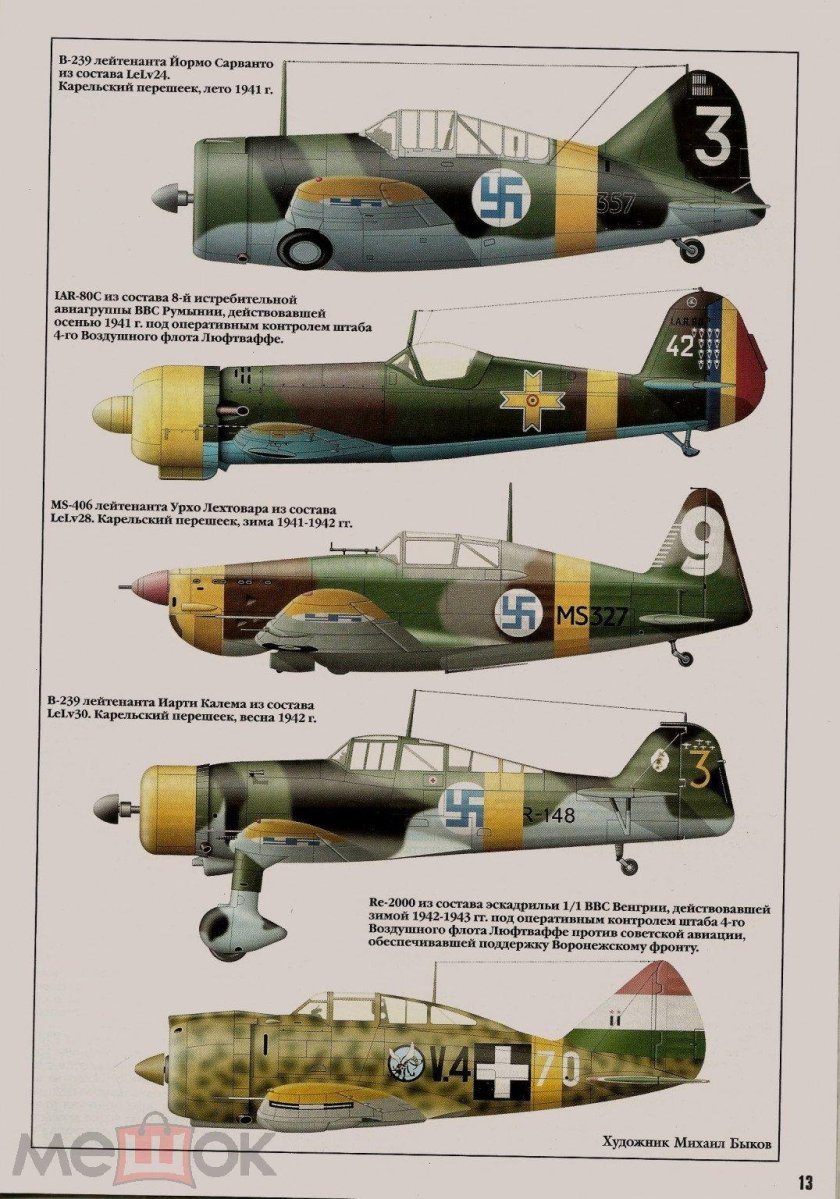 ВВС Венгрии во второй мировой войне самолеты