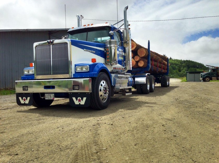 Грузовик лесовоз
