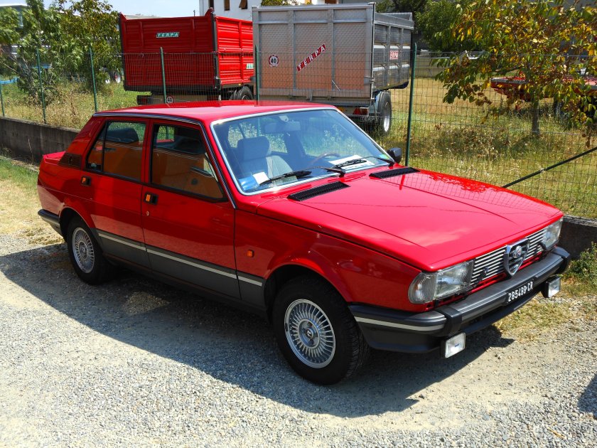 Alfa Romeo Giulietta, 1981