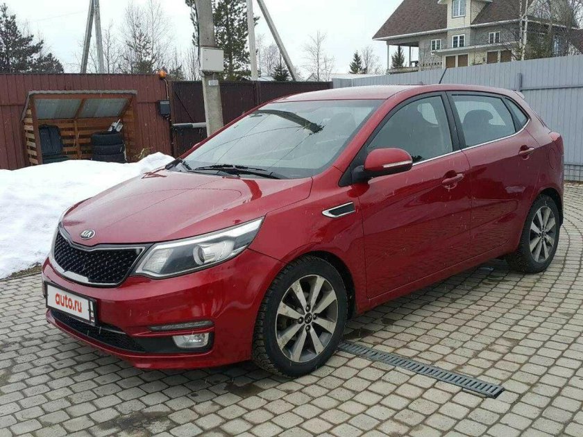 Киа Рио 3 красная