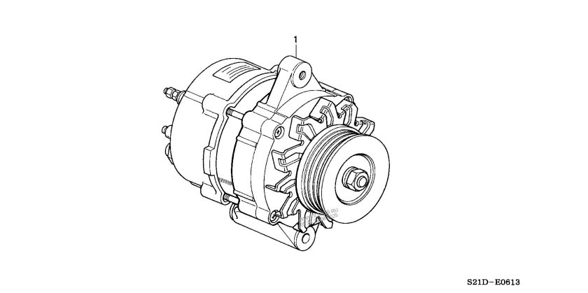 Крепление генератора 4д56