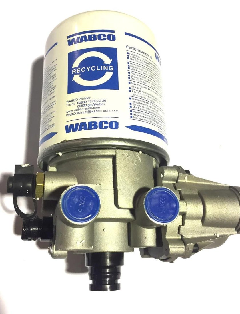 Осушитель воздуха КАМАЗ-6520,6460,НЕФАЗ WABCO 24v (4324150280)