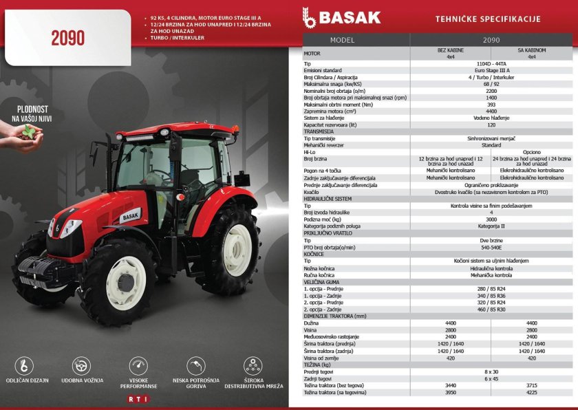 Трактор Басак 2110