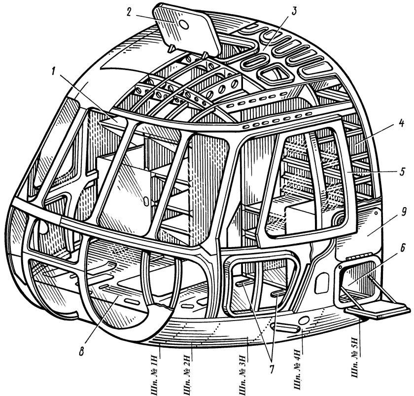 Фюзеляж вертолета ми-8