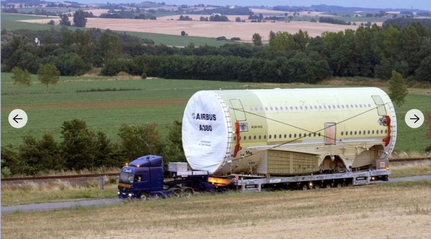 Фюзеляж аэробуса 380