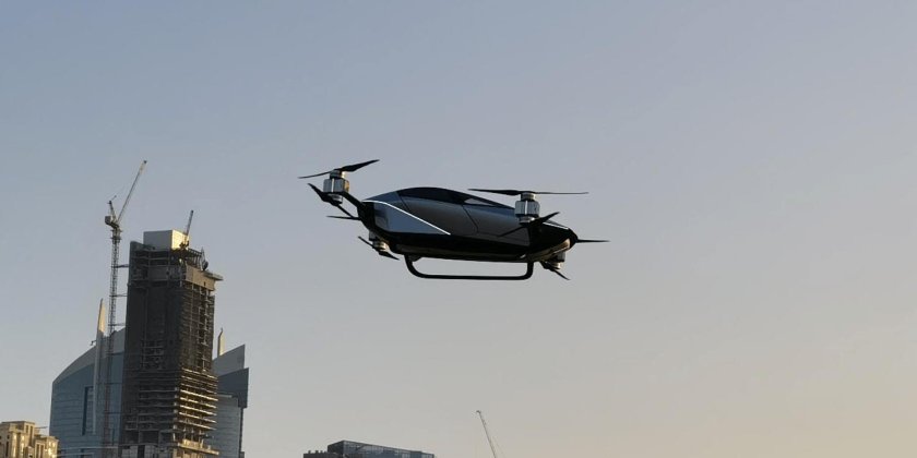 Дубай аэротакси беспилотное