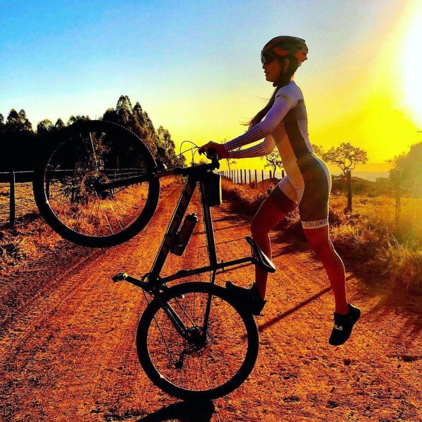 Фотосессия с велосипедом